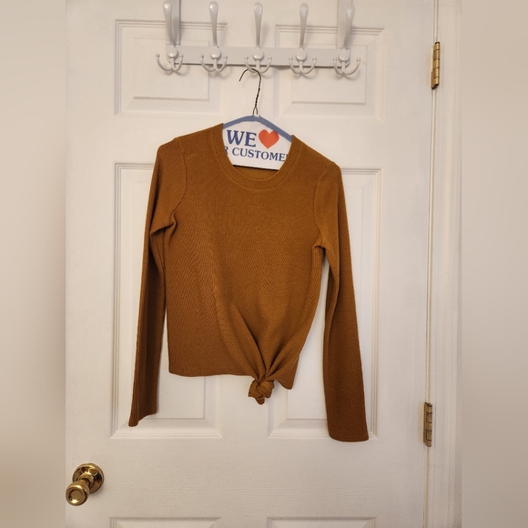 Madewell, Blouse, Corduroy, Mustard, XXS - Picture 1 of 3